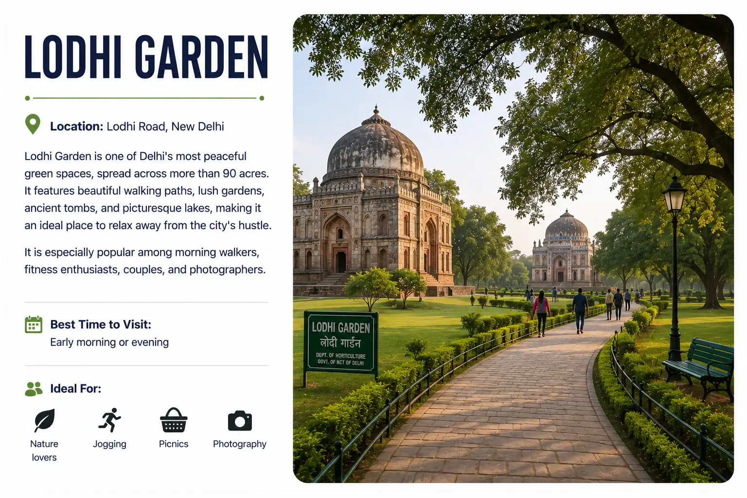 Lodhi Garden Delhi