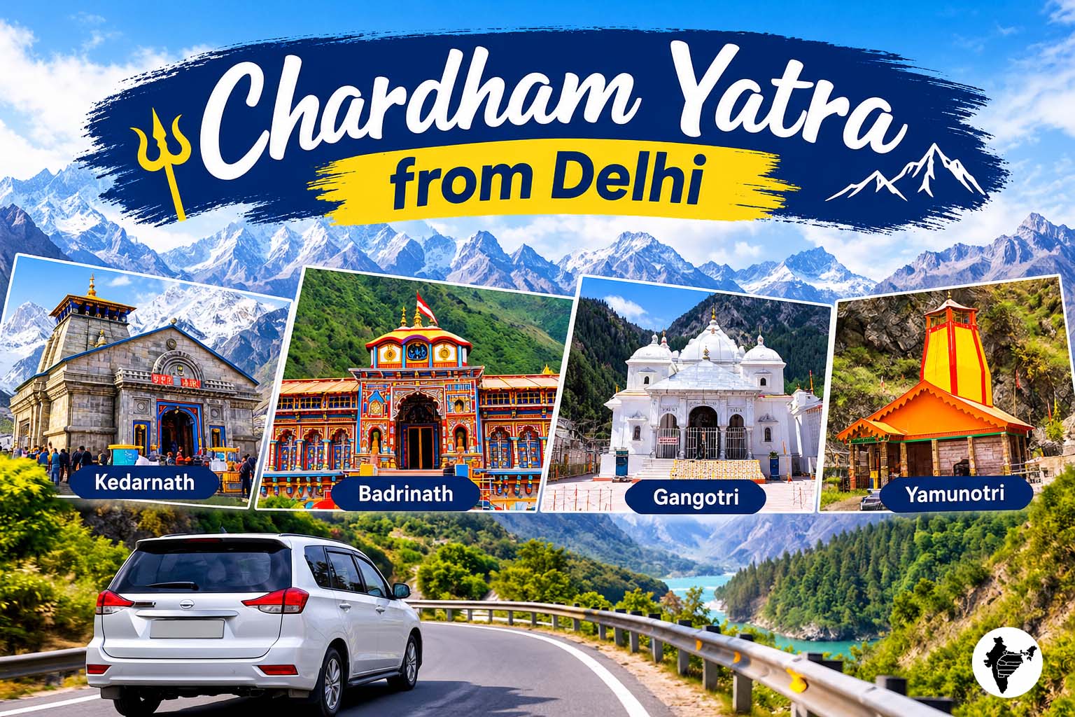 Chardham Yatra from Delhi – Complete Route & Travel Guide