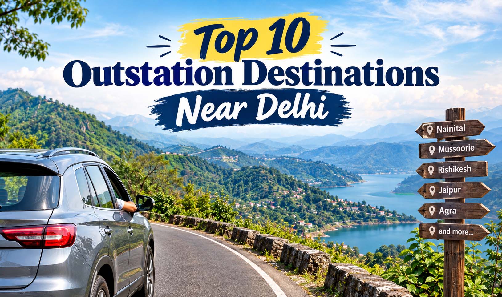 Top 10 Outstation Destinations Near Delhi to Visit this Weekend